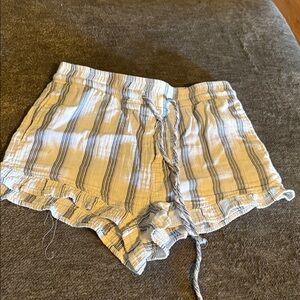 High Waist Striped Women's Shorts